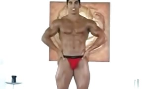 LATIN BODYBUILDER FLEX & CUM