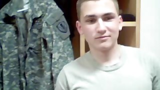 Tricked straight military guy exposes his boxers and hard cock