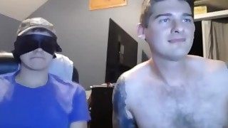 Str8 -ish guys show off on cam