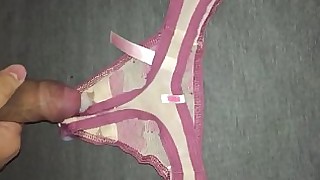 Cumming on NOT my sisters thong (cummedpanties)