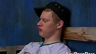 Horny twinks Tom Delas and Jack Ford enjoy in hot gay sex